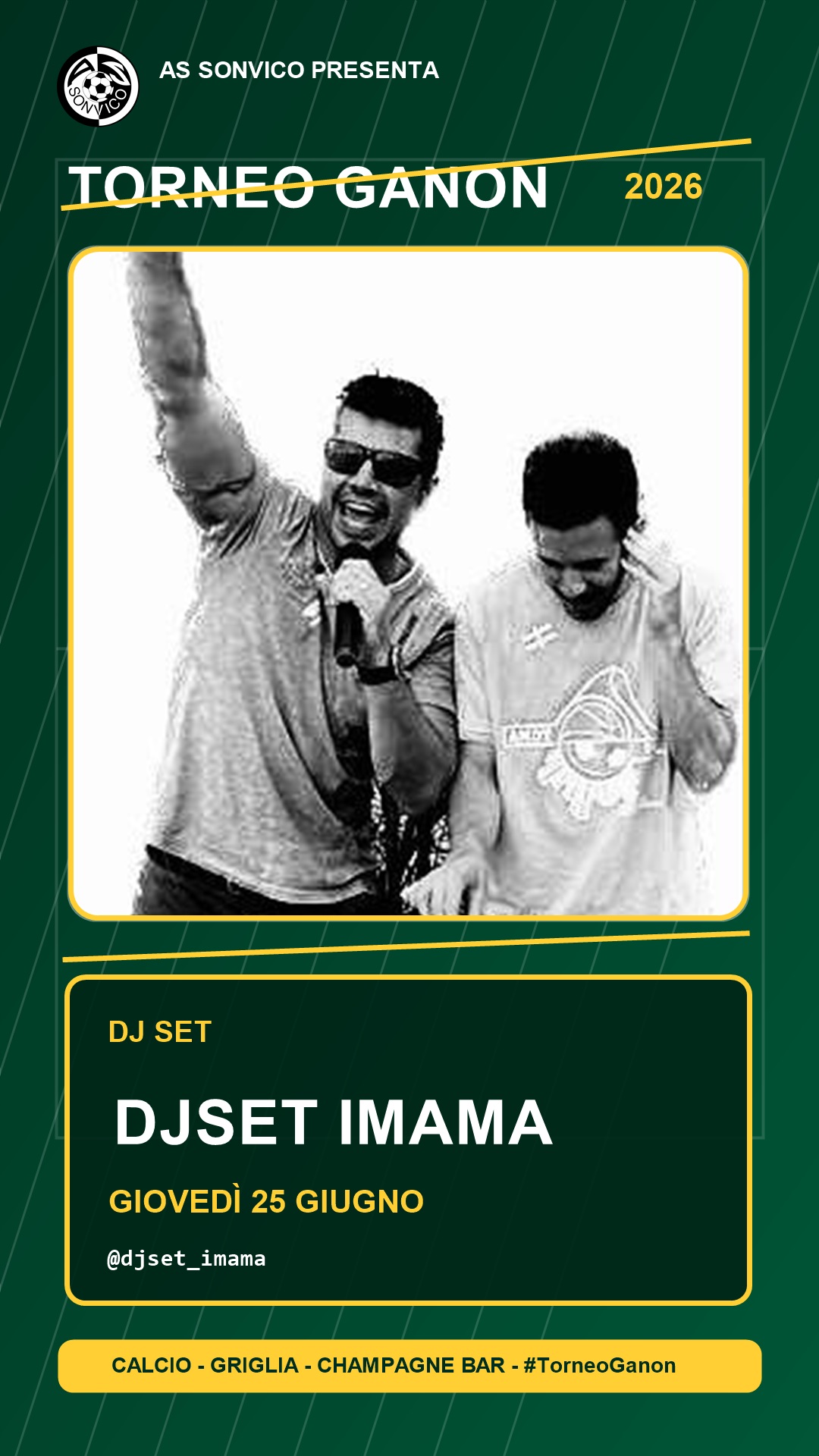 Locandina DJSET IMAMA Torneo Ganon