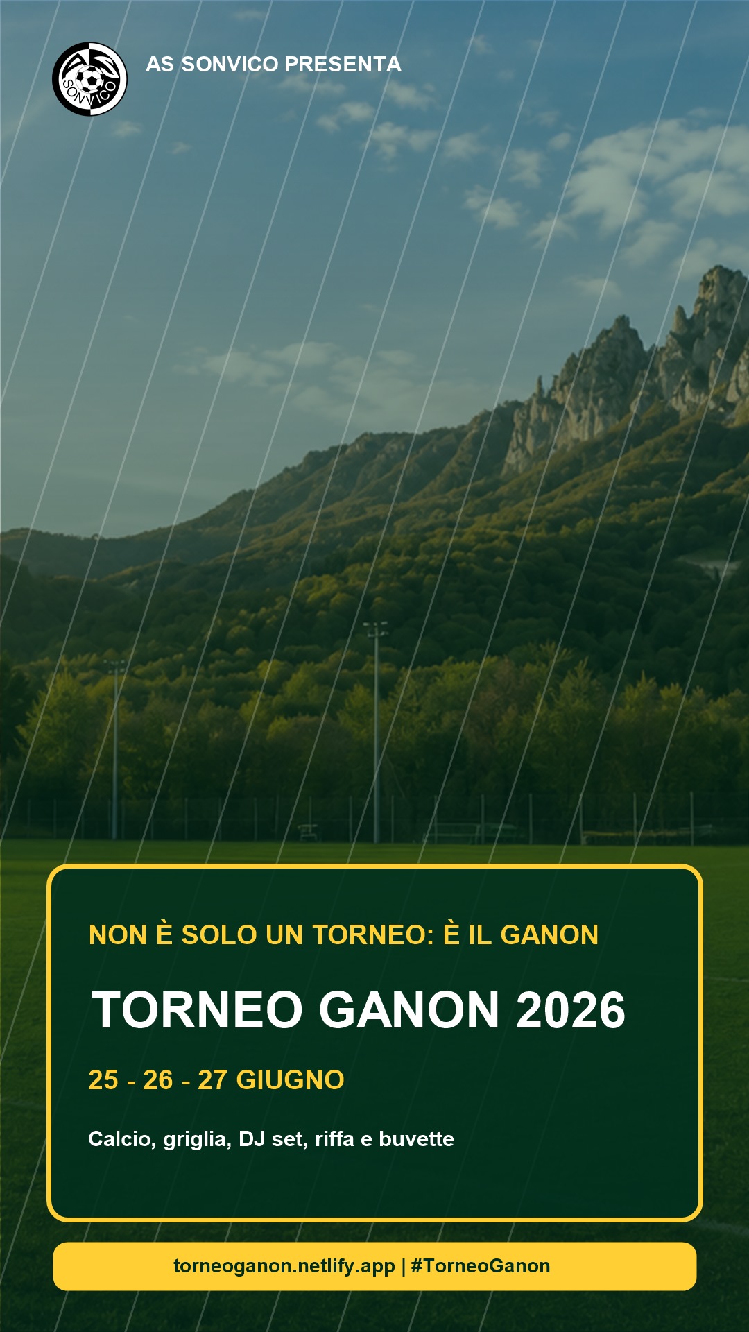 Anteprima reel Torneo Ganon 2026